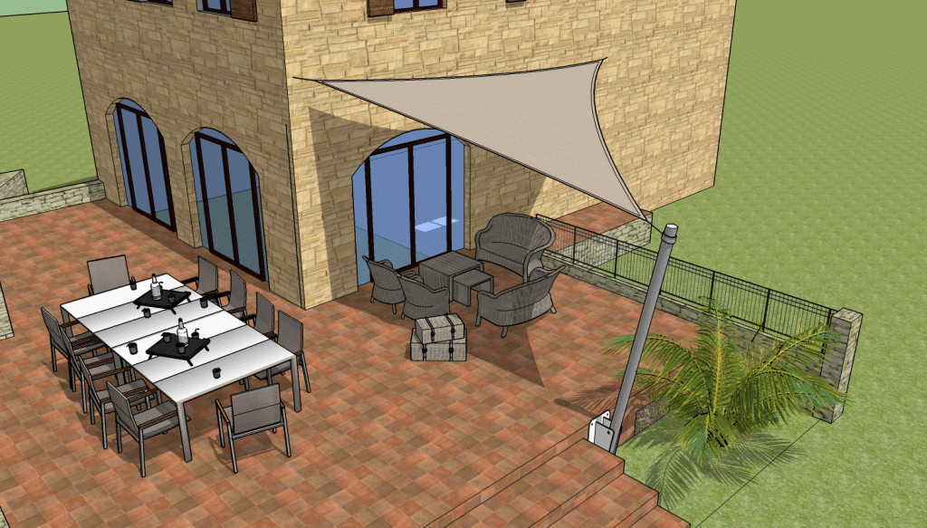 Cas n°1 : Terrasse d'appoint