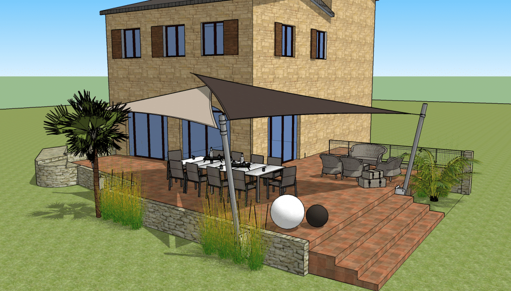 Cas n°2 : Terrasse principale