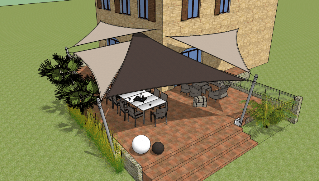 Cas n°3 : Terrasse de grande envergure
