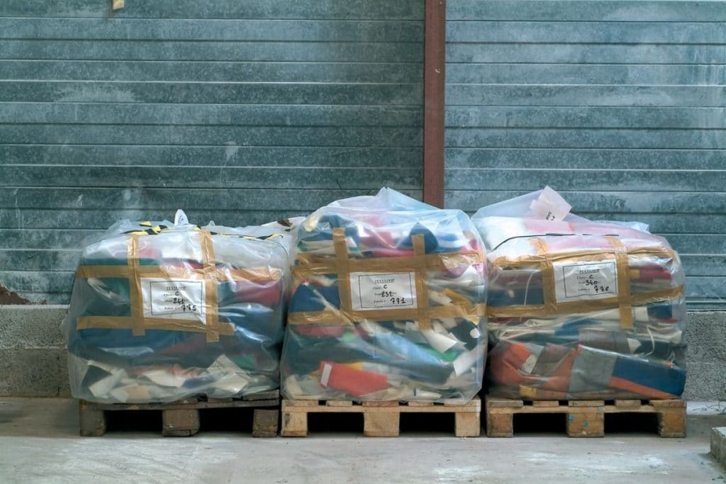 Support textile recyclable