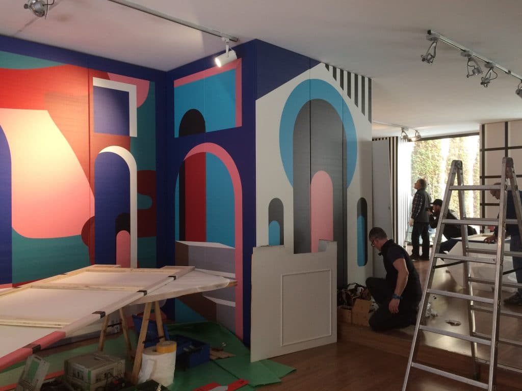 Installation de cadre palazzo
