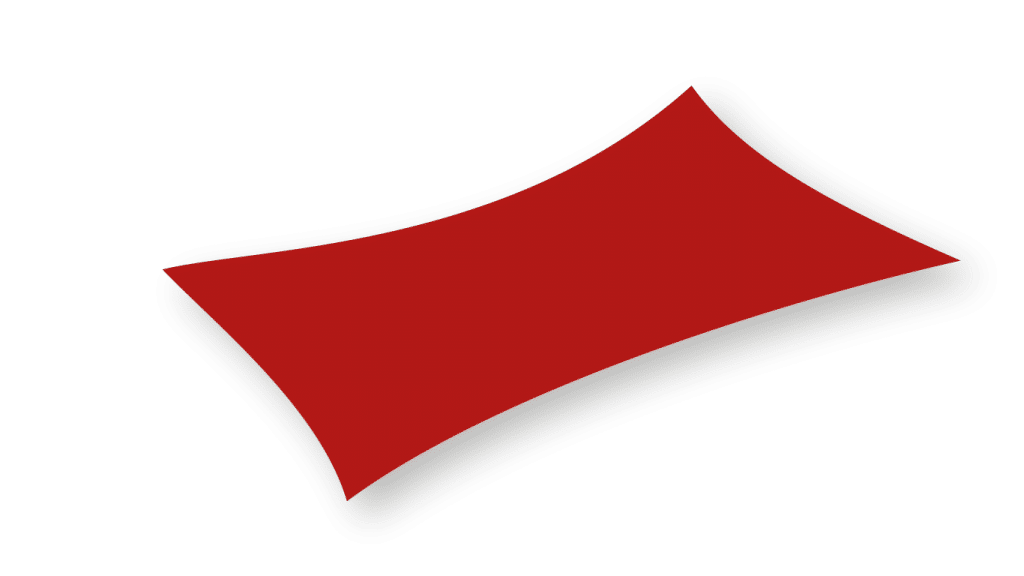 voile d'ombrage rouge standard rectangle