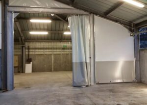 Bâche entrepôt blanc