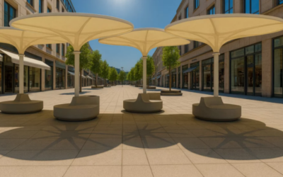 Le Square : une solution d’ombrage innovante pour rafraîchir les espaces urbains